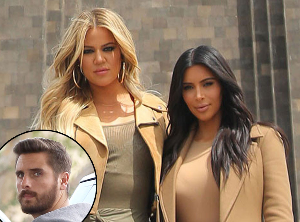 Khloe Kardashian, Kim Kardashian West, Scott Disick Khloe Kardashian, Kim Kardashian West, Scott Disick